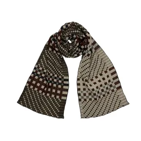 TILE PATTERNED SCARF