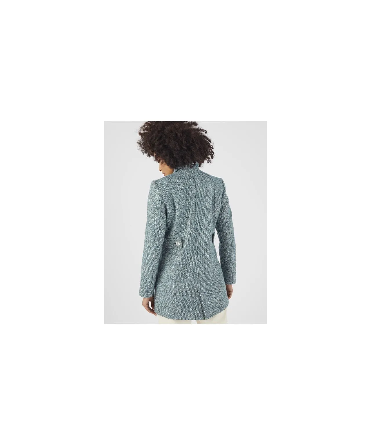 Warm Wool Coat Made of Recycled Materials