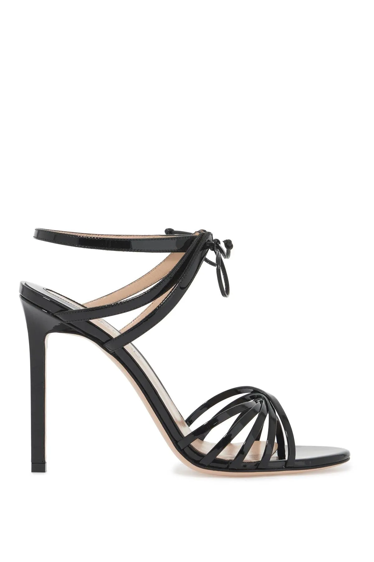 Tom Ford shiny sandals with criss-cross straps