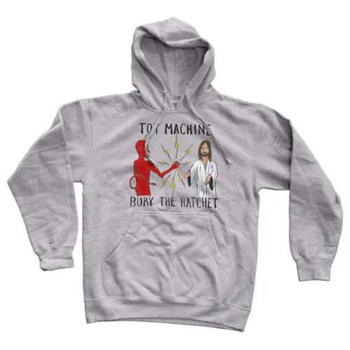 Toy Machine Pullover Hoodie - Bury the Hatchet Grey