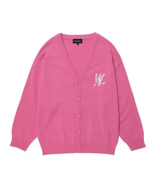 Unisex Logo Cardigan for Street Style - WOOALONG