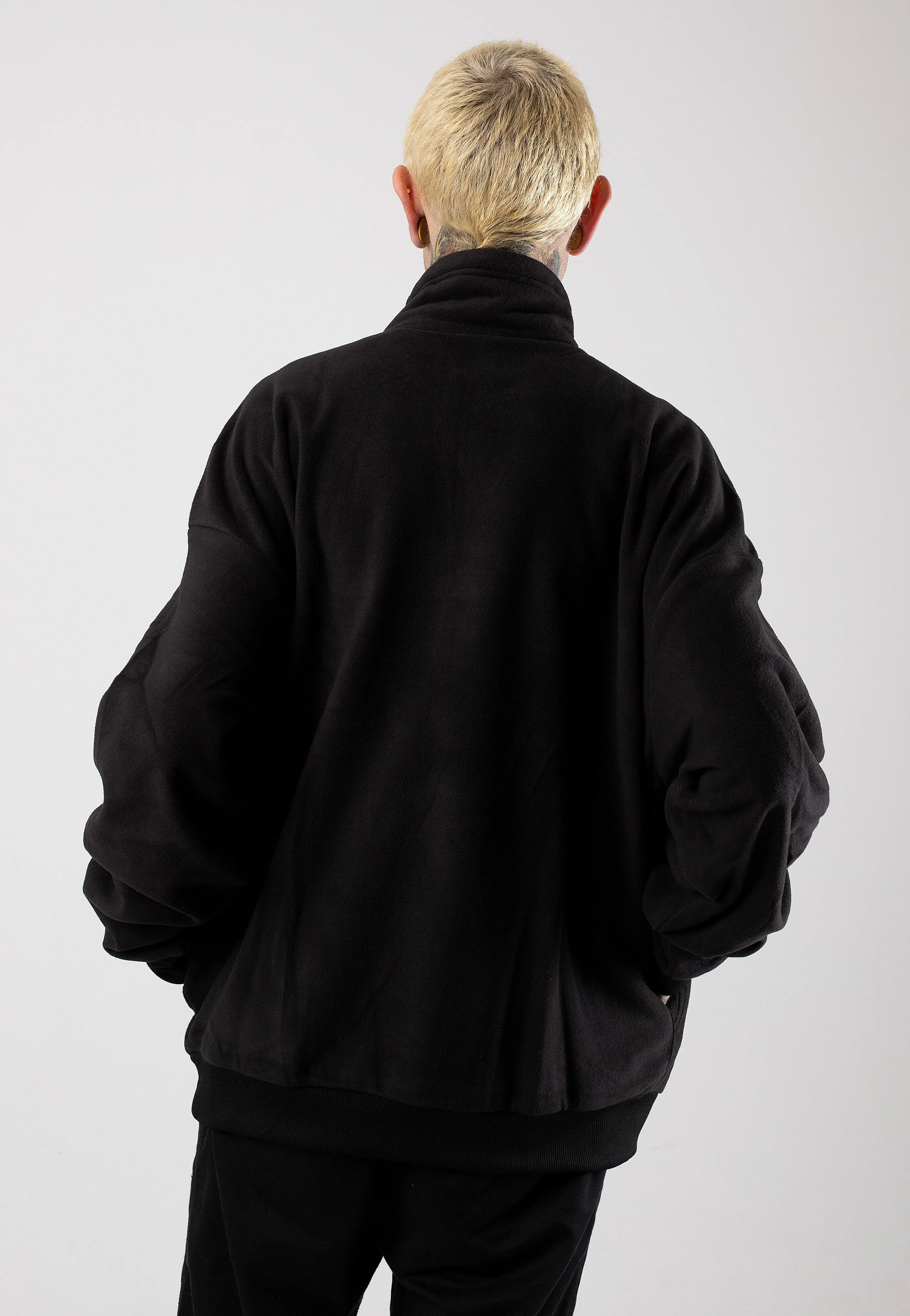 Urban Classics Basic Polar Fleece Black Pullover