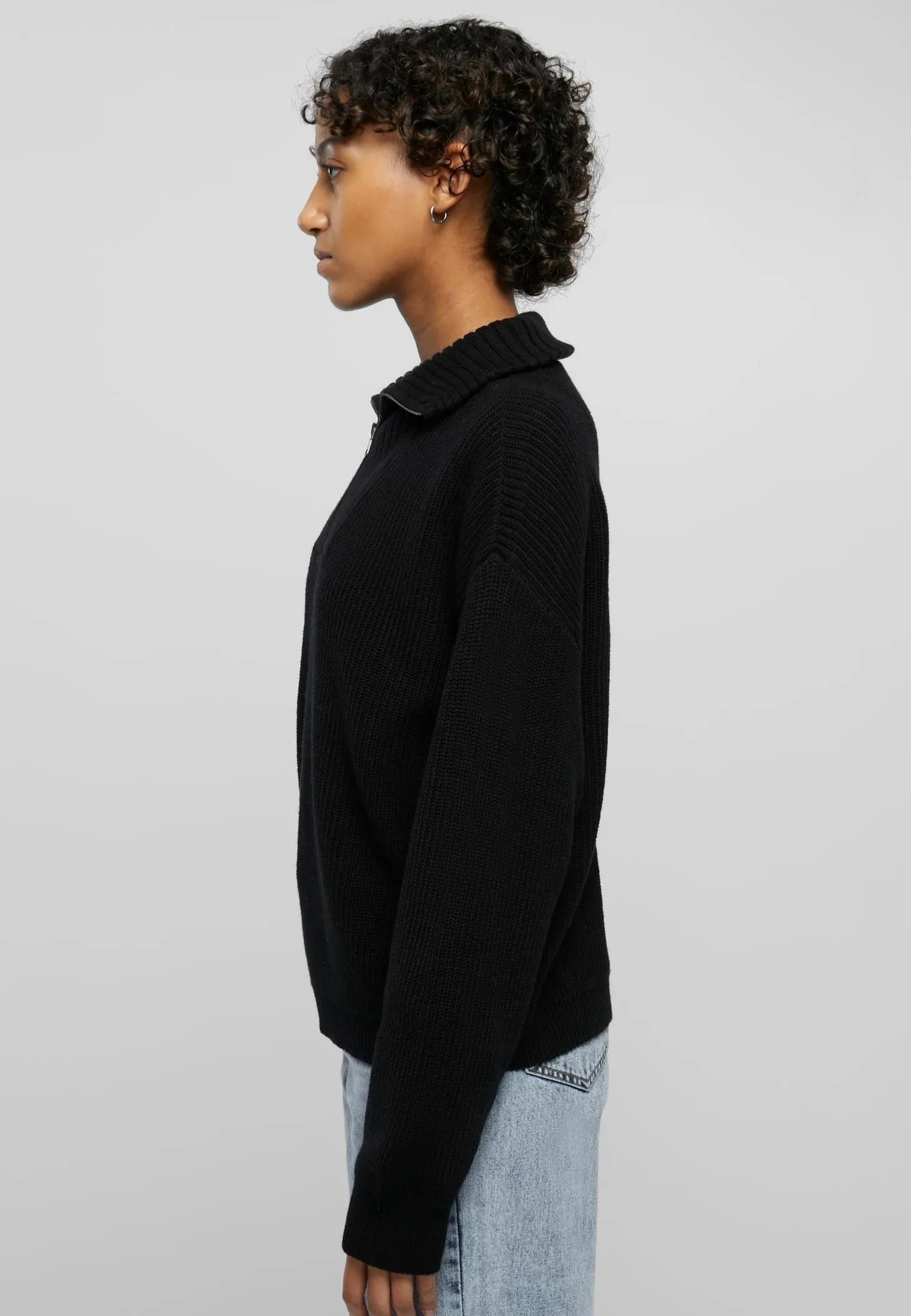 Urban Classics Oversized Black Knit Pullover - Shop Now.