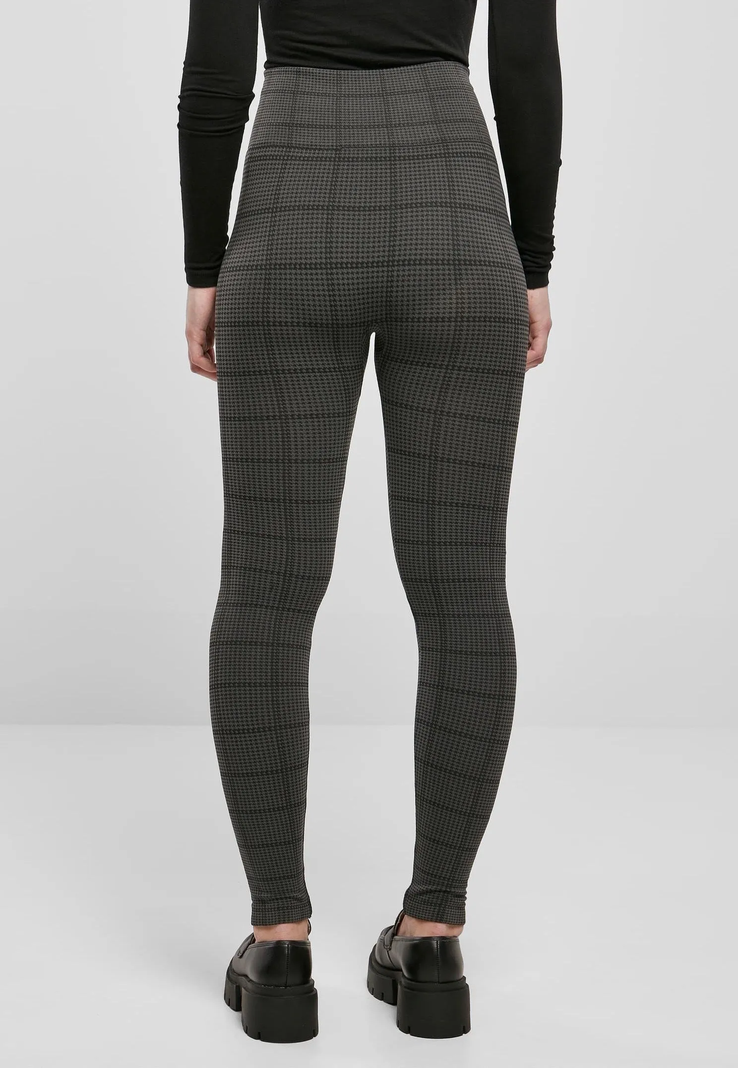 Urban Classics Seamless Checkered Leggings for Women