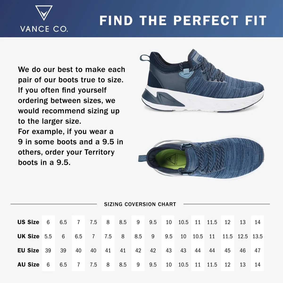 Vance Co. Men's Gibbs Knit Athleisure Sneaker