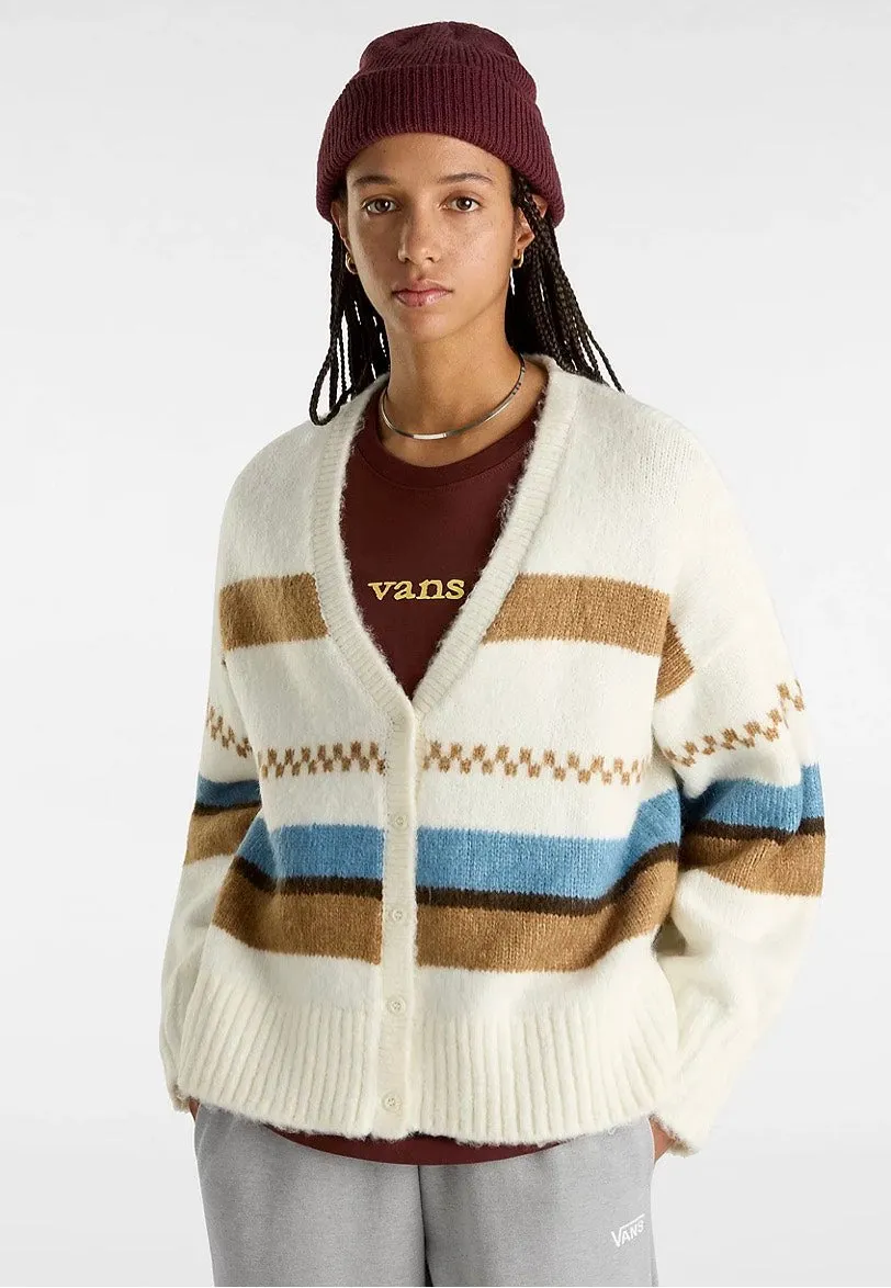 Vans Valerie Stripe Marshmallow Cardigan.