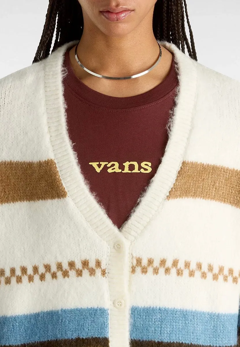 Vans Valerie Stripe Marshmallow Cardigan.