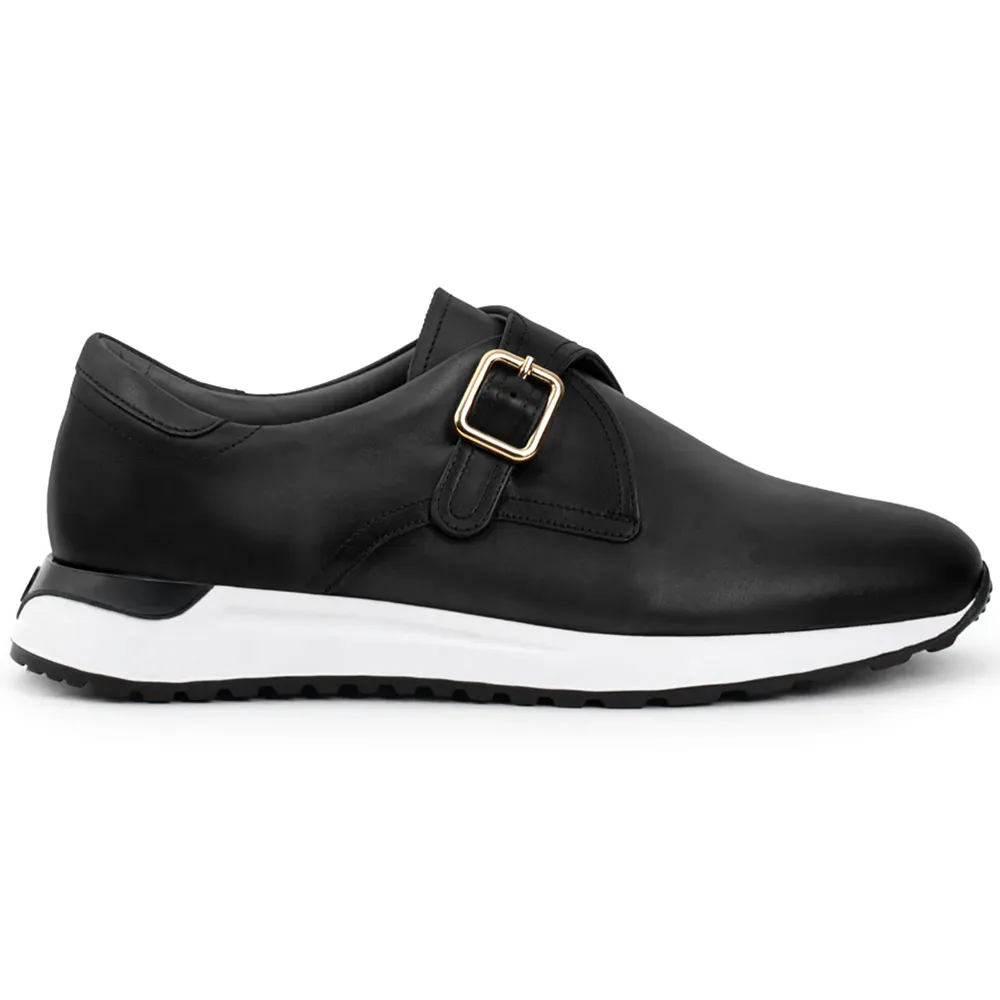 Vinci Torino Leather Sneaker Black Leather