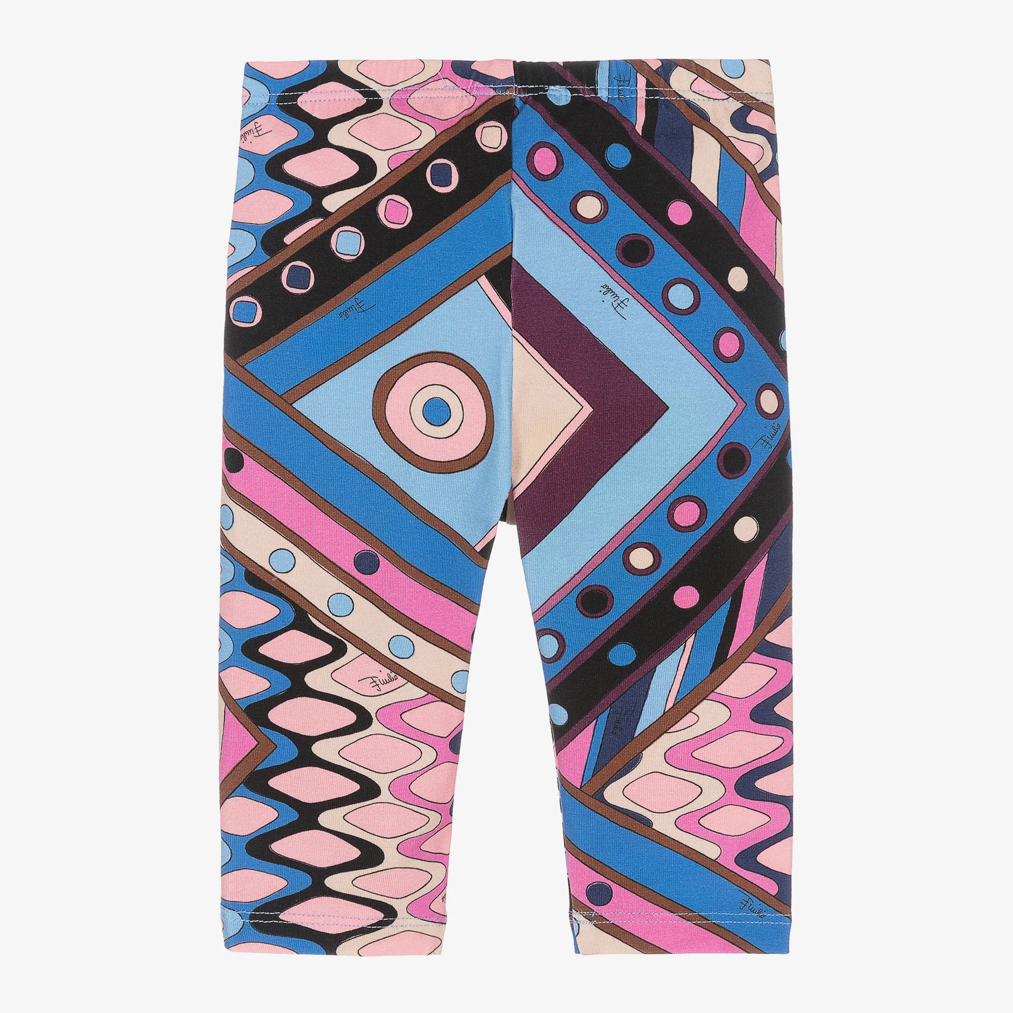 Vivara Blue Cotton Leggings for Girls