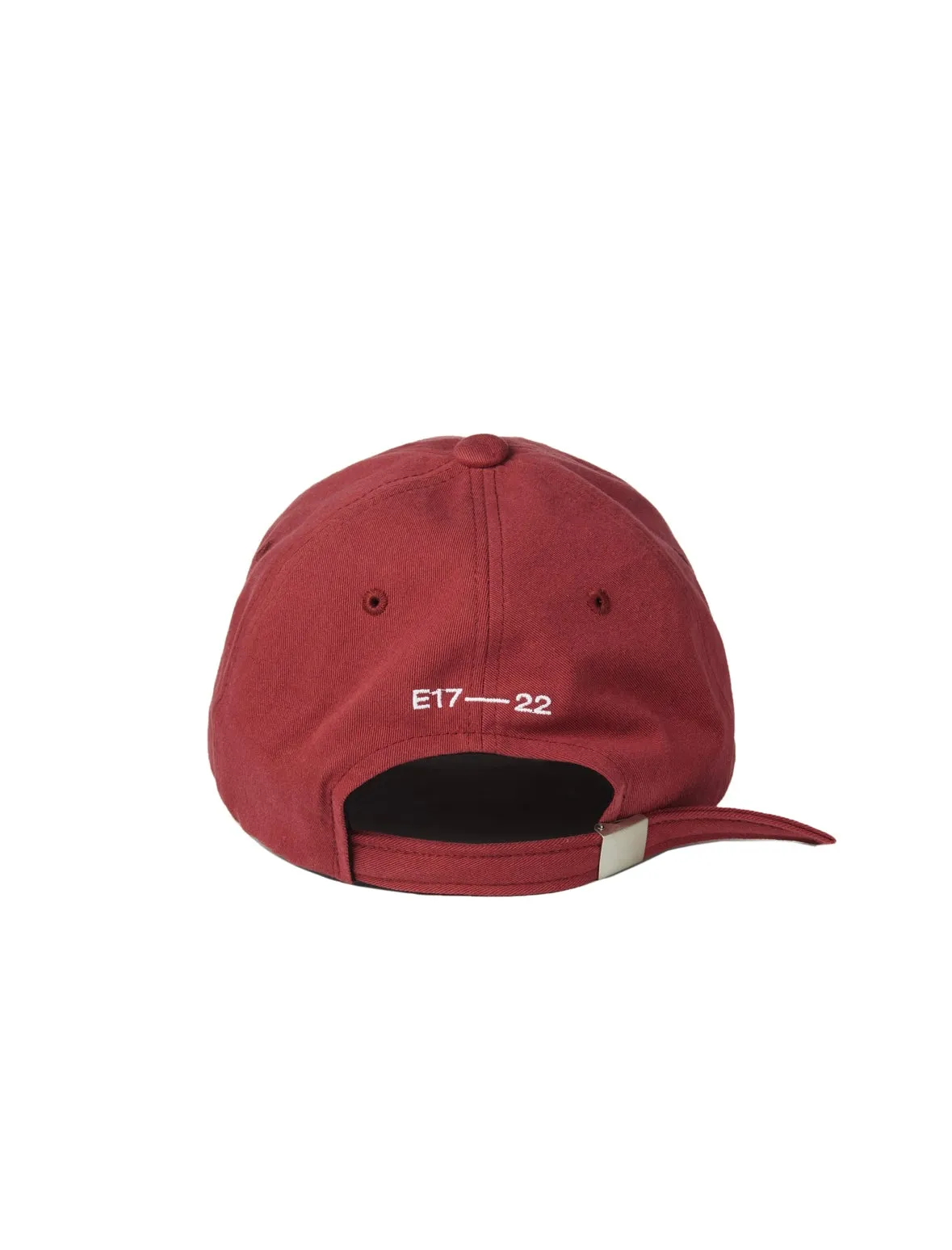 Red Embroidered Ball Cap