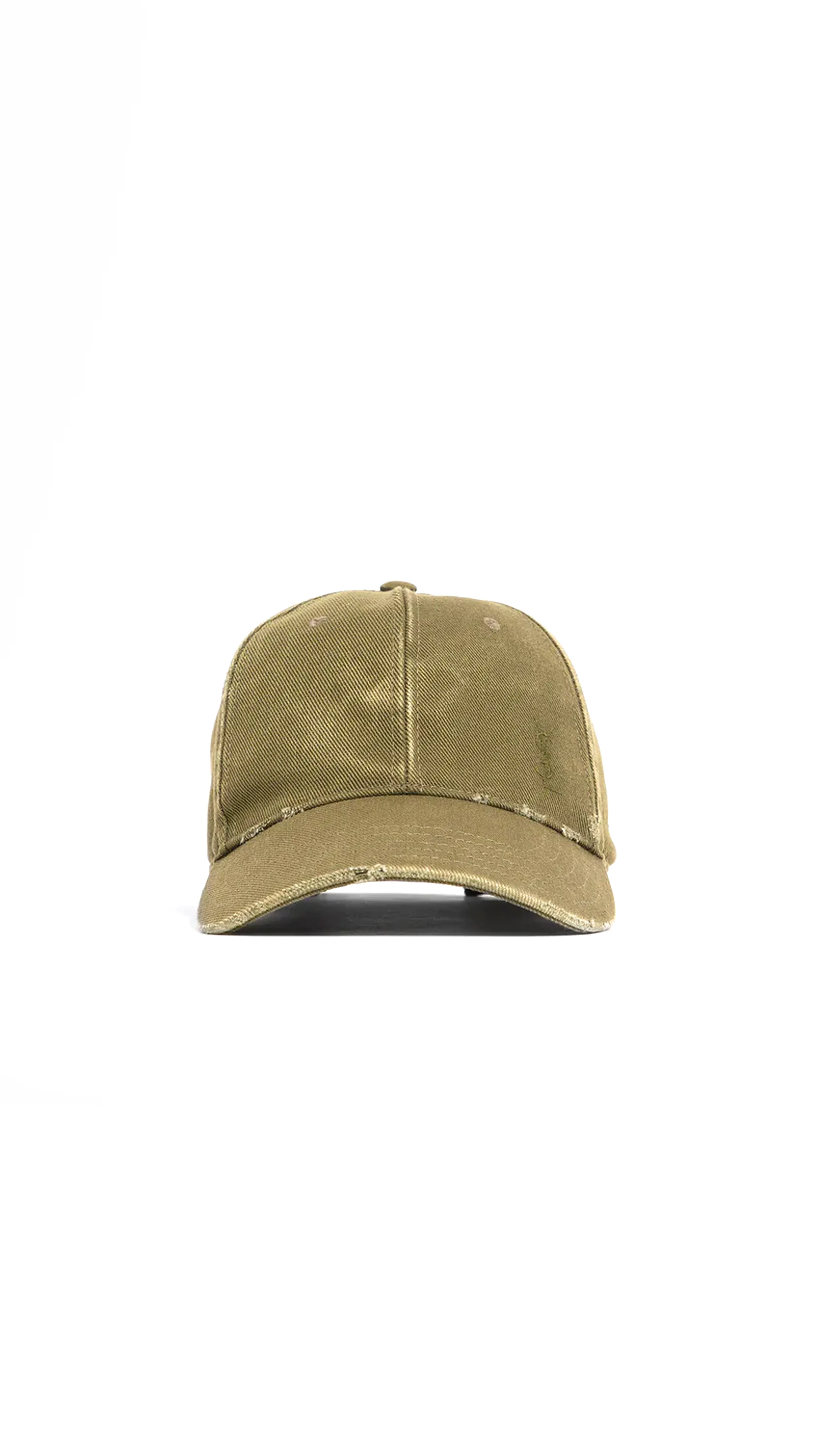 Green Washed Denim 6panel Cap