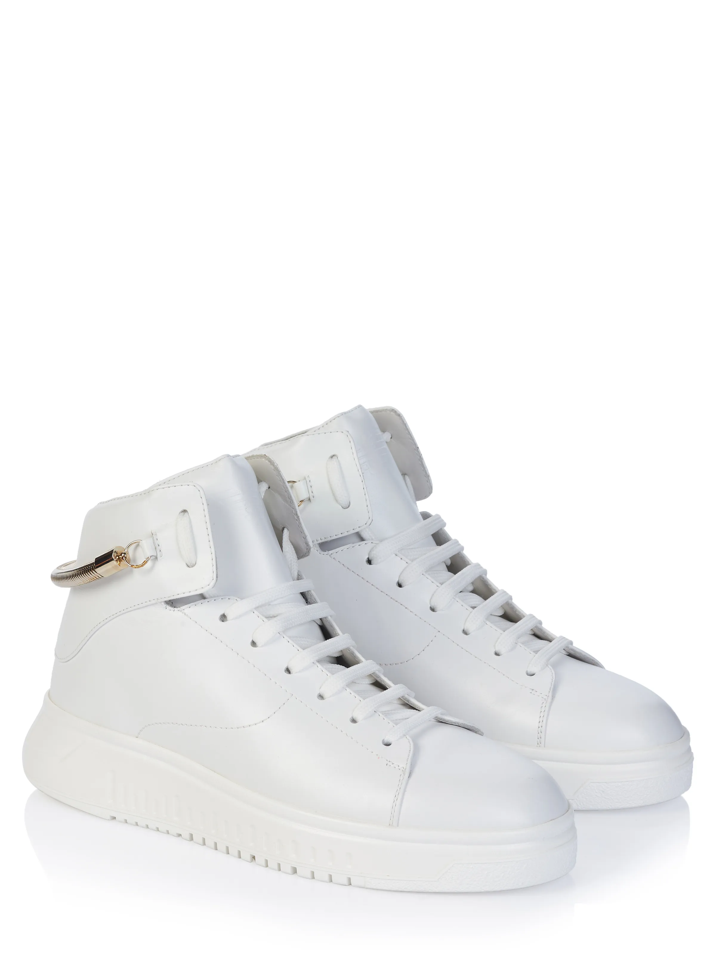 White Emporio Armani Shoes