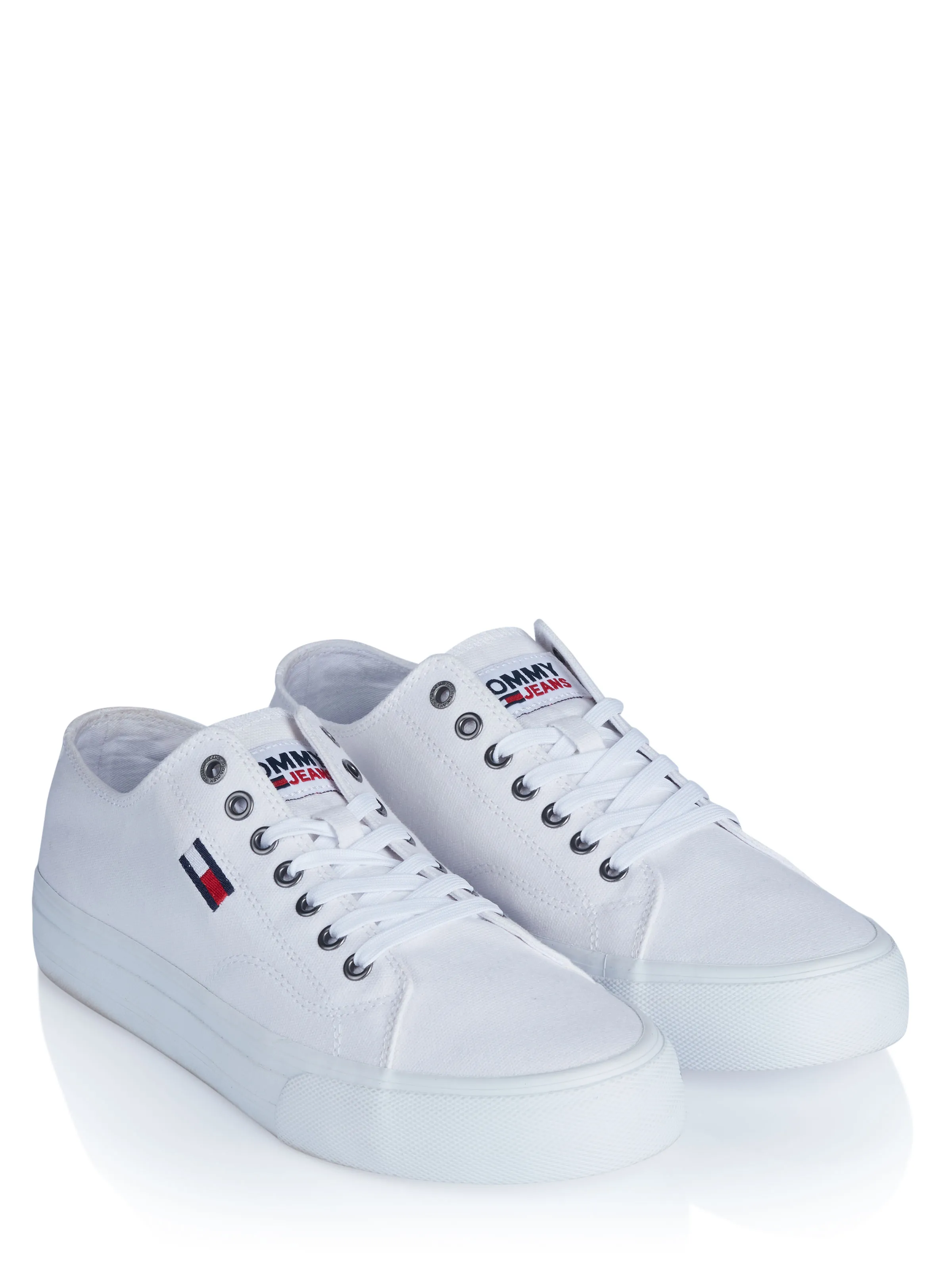 White Tommy Hilfiger Jeans Shoes.