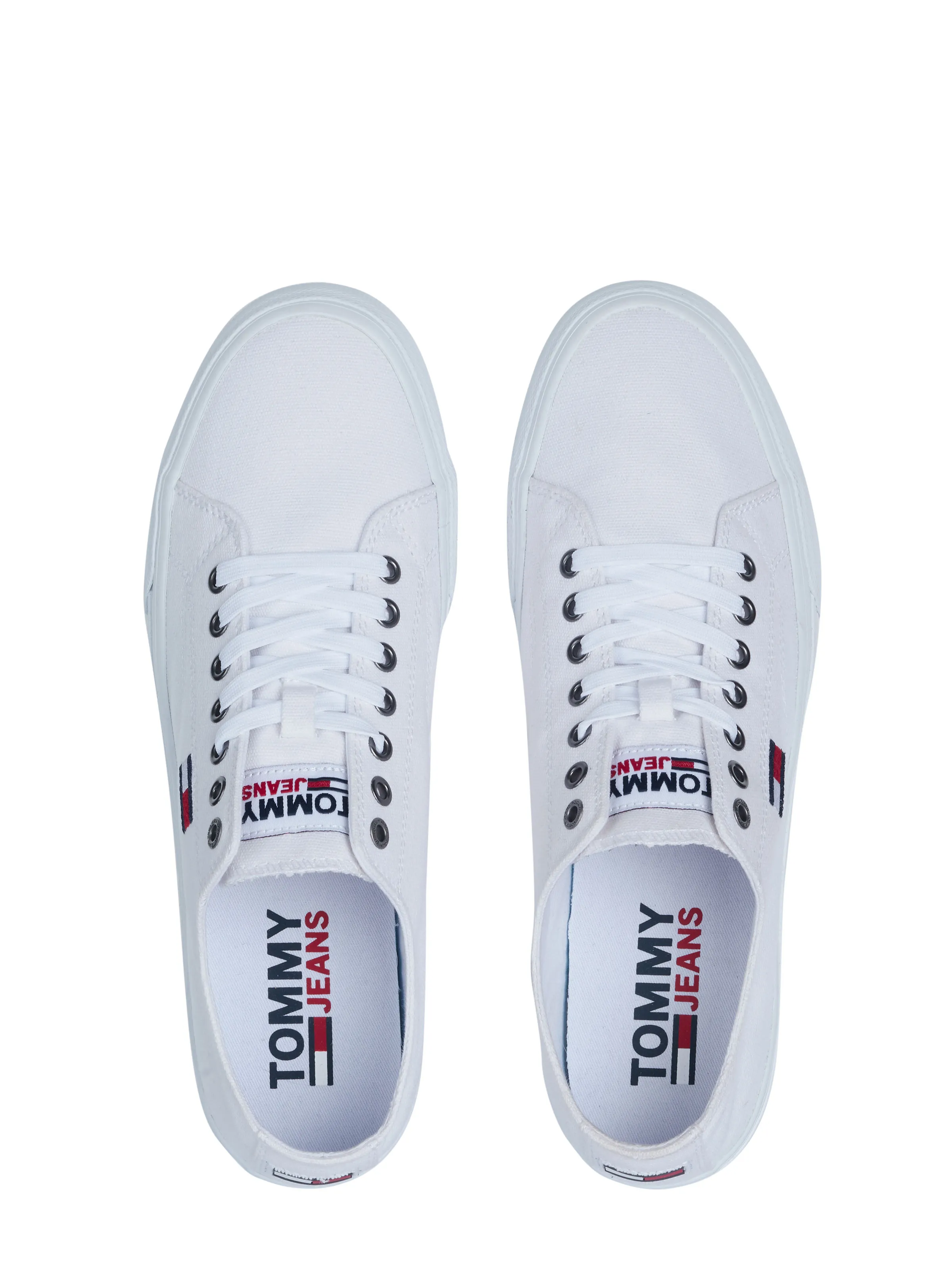 White Tommy Hilfiger Jeans Shoes.