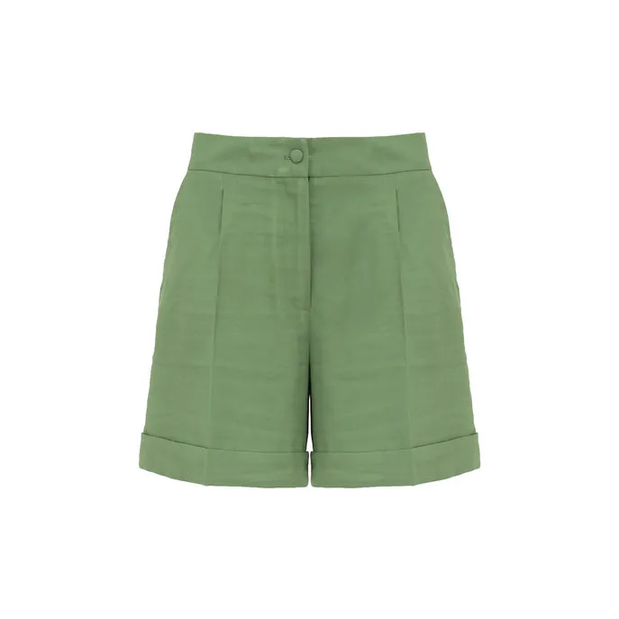 Women's Cotton Shorts Lagoon