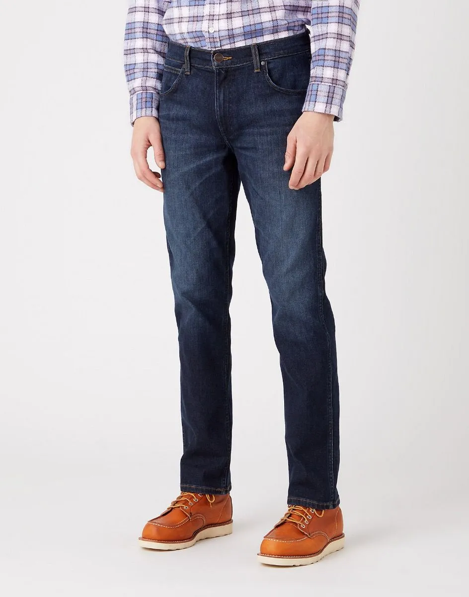 Wrangler Greensboro Straight Denim Jeans Electric Rodeo - Best Online Deals