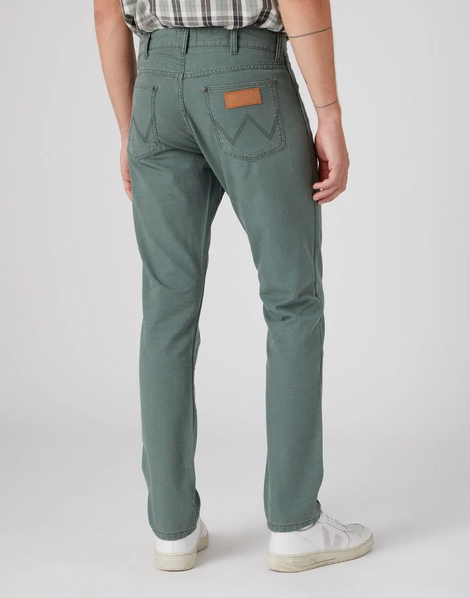 Wrangler Greensboro Straight DR Soft Fabric Jeans - Thyme