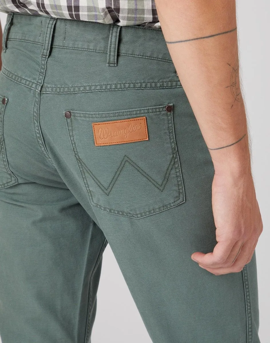 Wrangler Greensboro Straight DR Soft Fabric Jeans - Thyme