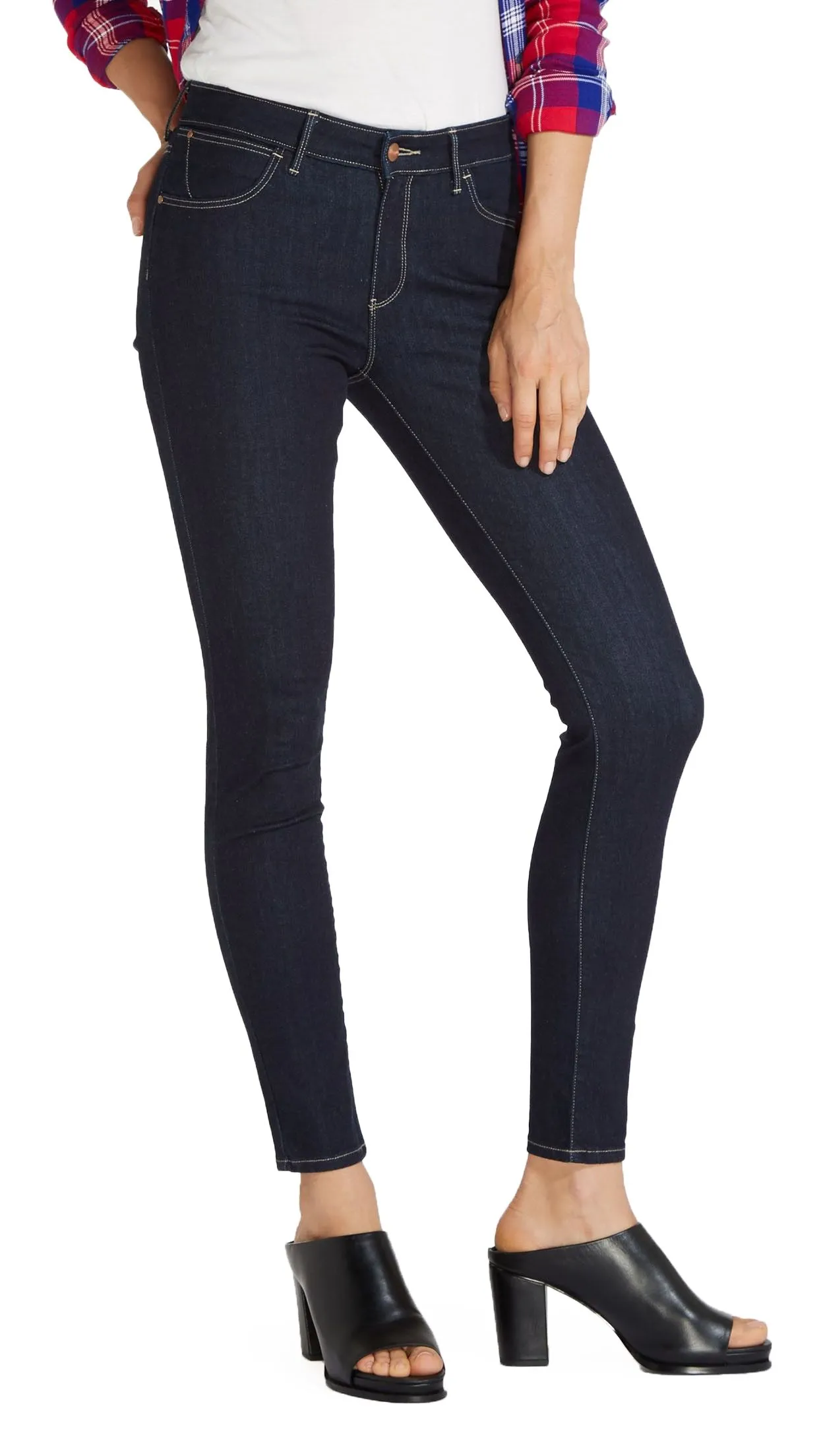 Skinny Stretch Jeans Rinsewash by Wrangler