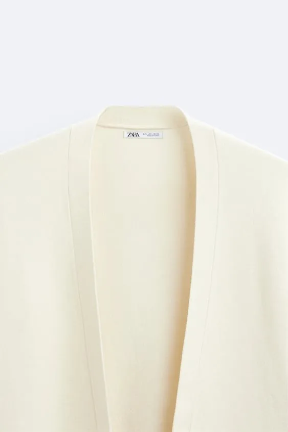 ZARA Plain Logo Cardigans